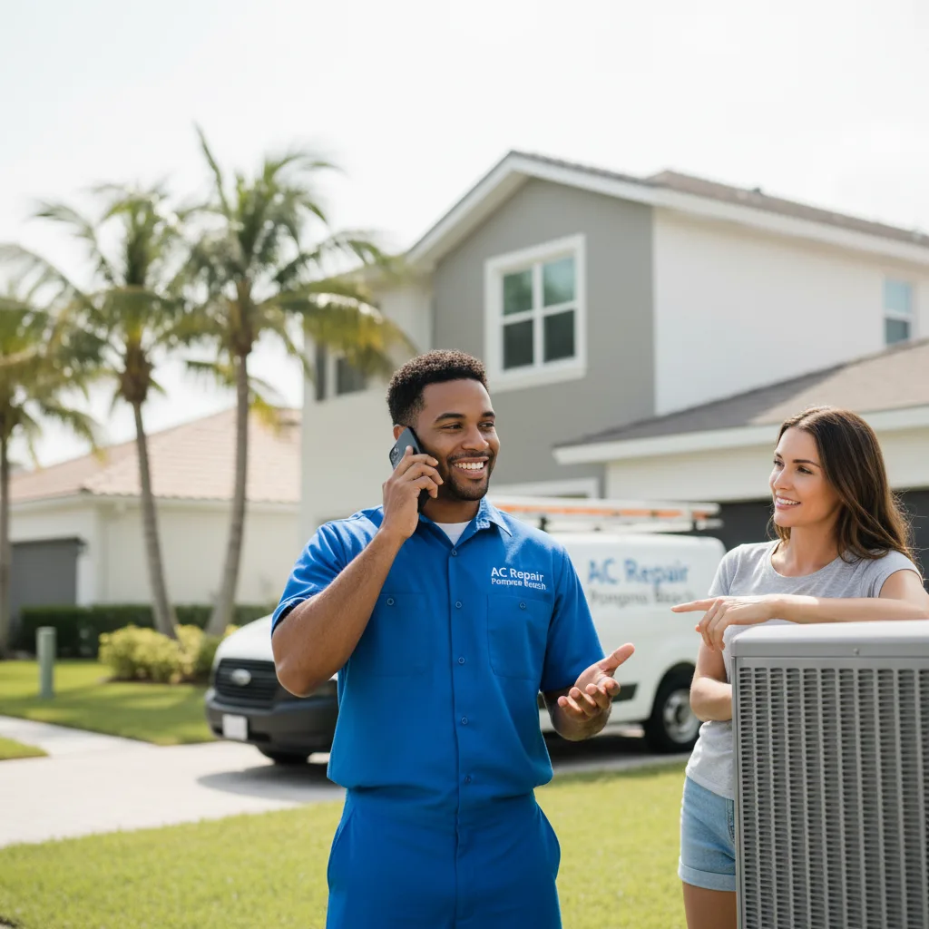 AC Repair Pompano Beach customer support in Hopkins